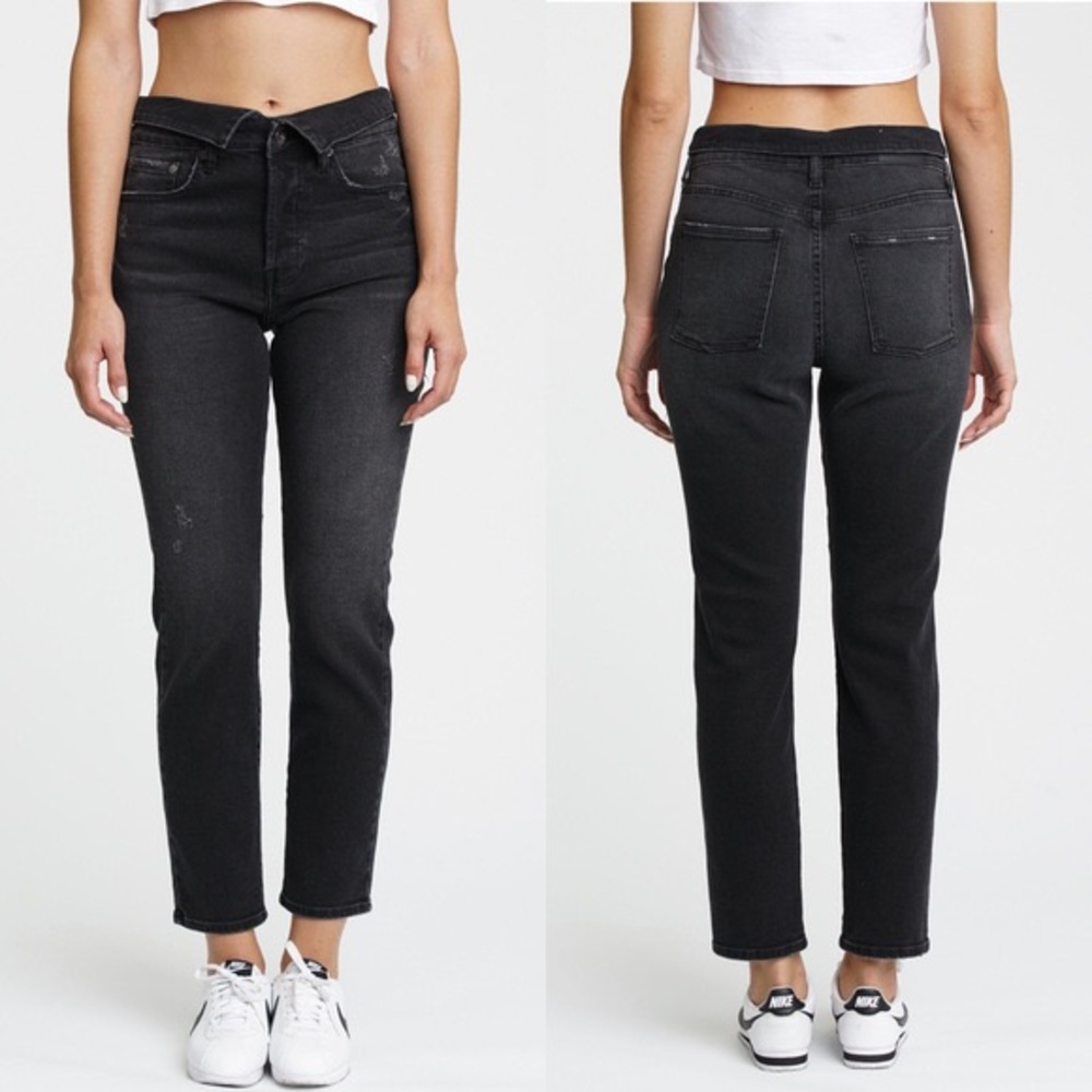 Pistola black fold over jeans